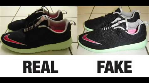 nike roshe authentic vs replica|how to check for fake nikes.